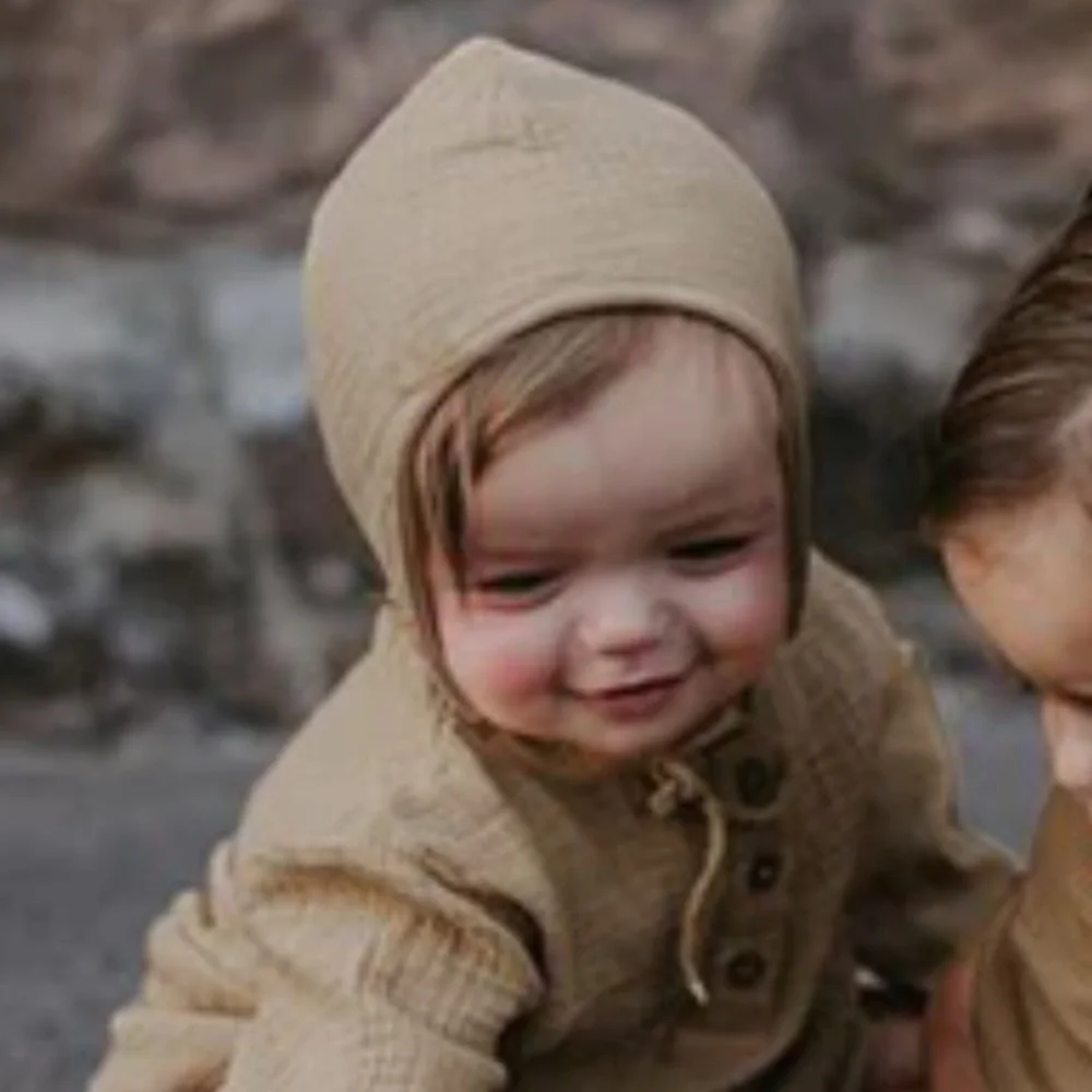 The Simple Folk 12/18m The Garden Bonnet in Sand